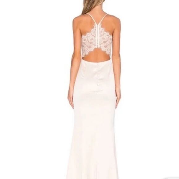 Lovers + Friends The Paris Lace Silky Fairy Romantic Ethereal Slip Dress 4 NWT - Picture 5 of 13